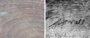 The value of IR imaging (right) compared to a visible image (left).