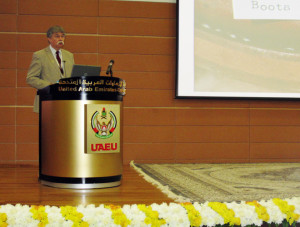 Skip Palenik lecture to the Abu Dhabi Police Laboratory
